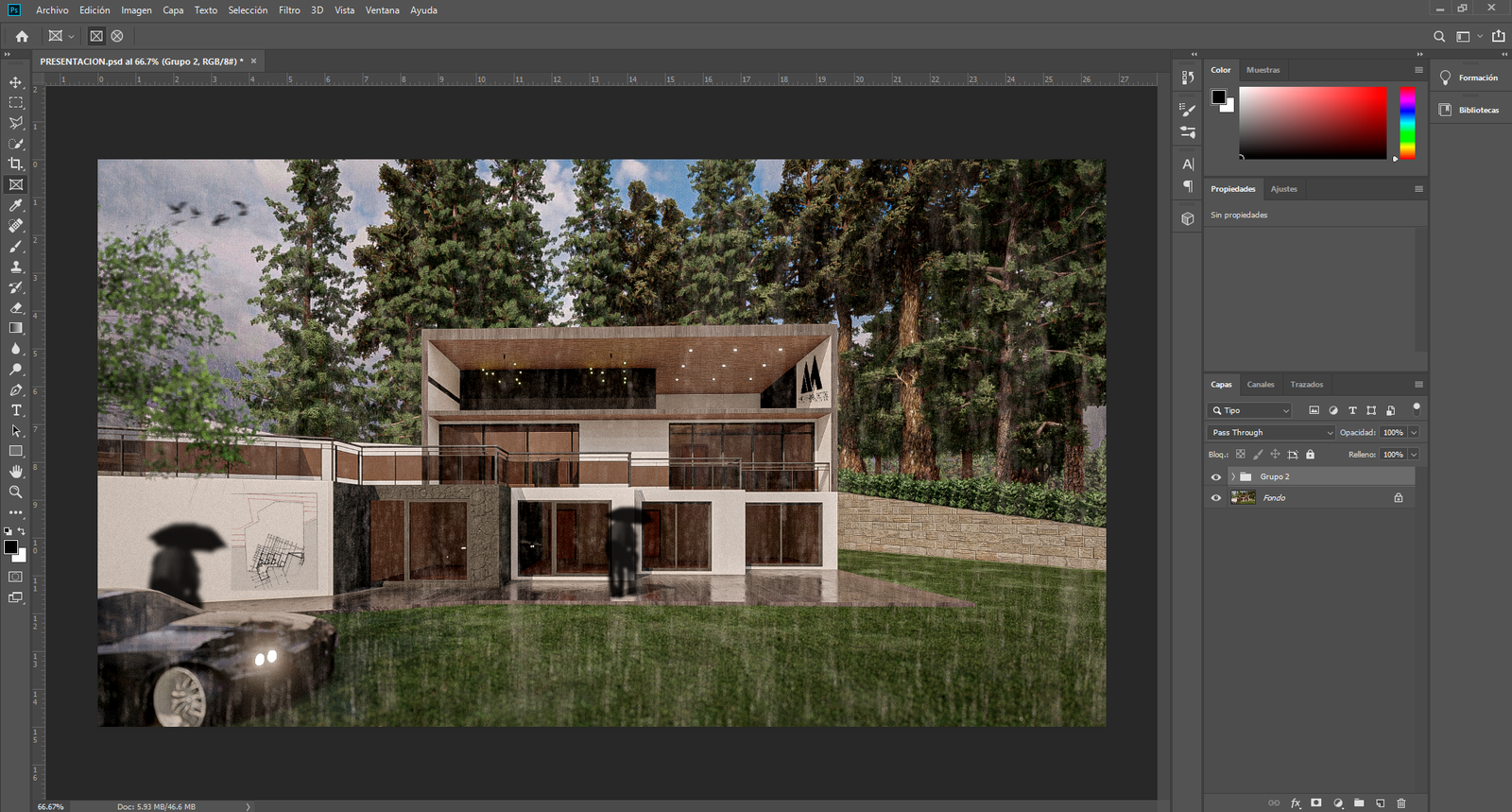 Photoshop para renderizado nivel Basico